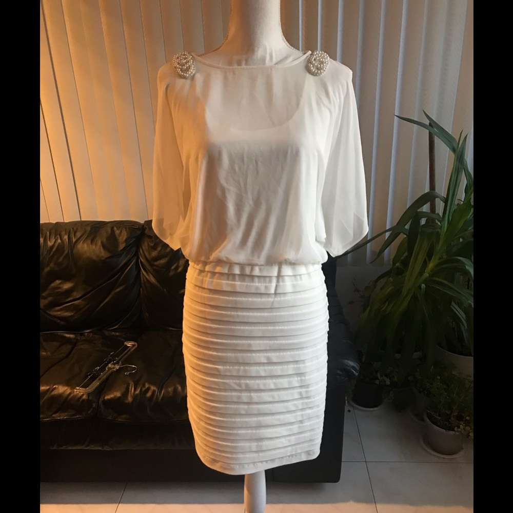 Dress Barn Evening Dress Cold Shoulder